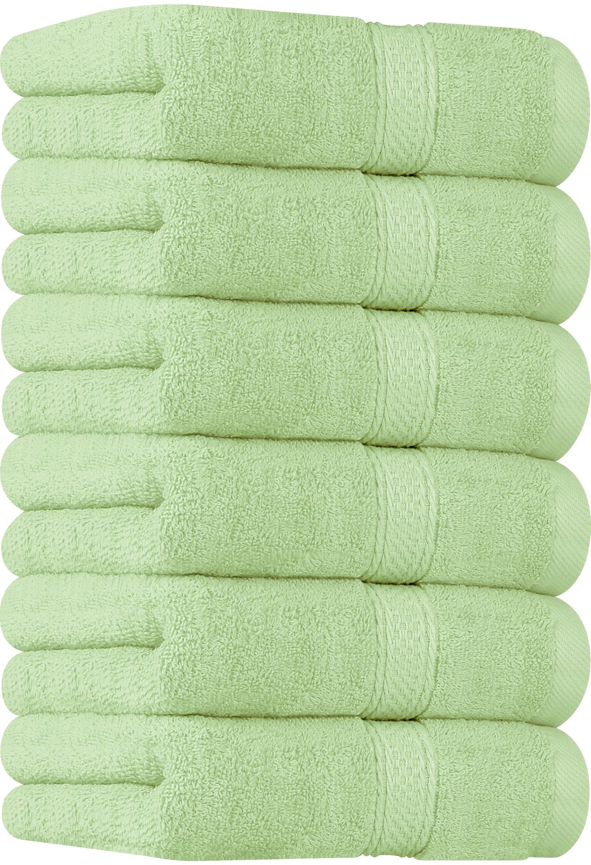 Utopia Towels 6 Pack Premium Hand Towels, 16x28 in, 600 GSM Cotton, White