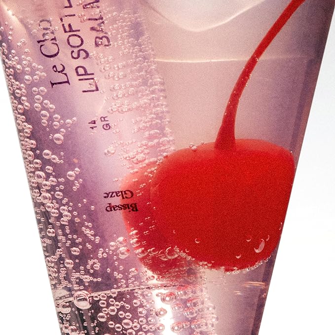 EADEM Le Chouchou Lip Softening Balm, Lip Gloss for Women, Overnight Hydrating & Moisturizing Luxury Lip Balm, 0.5 oz, Bissap Glaze
