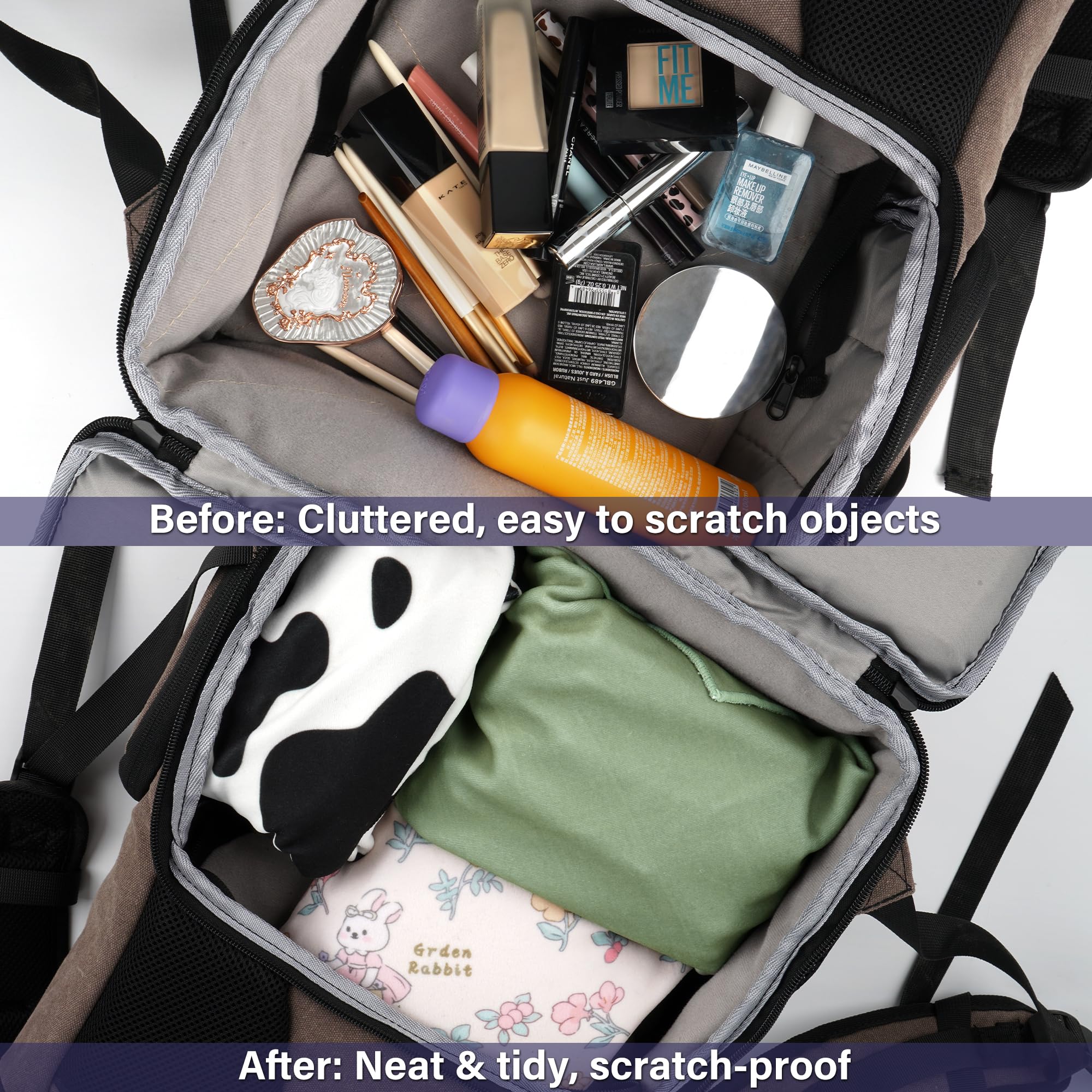 Walking Way Self-Adhesive Magic Cloth Makeup Bag, Magic Pocket Lazy Makeup Bag, Foldable Cosmetic Pouch, Portable Lens Protective Wrap, Stylish Travel Organizer for Beauty, Travel, Gifts & Daily