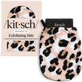 Kitsch Exfoliating Glove – Exfoliating Mitt - 1pc Leopard