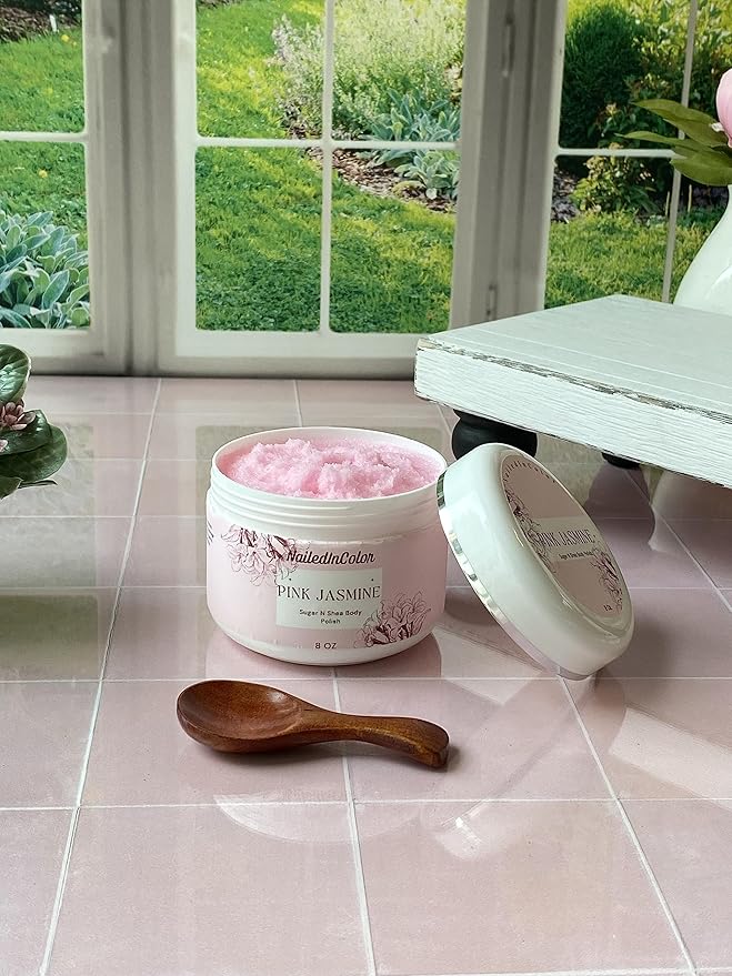 Pink Jasmine Sugar & Shea Body Polish, 8 oz