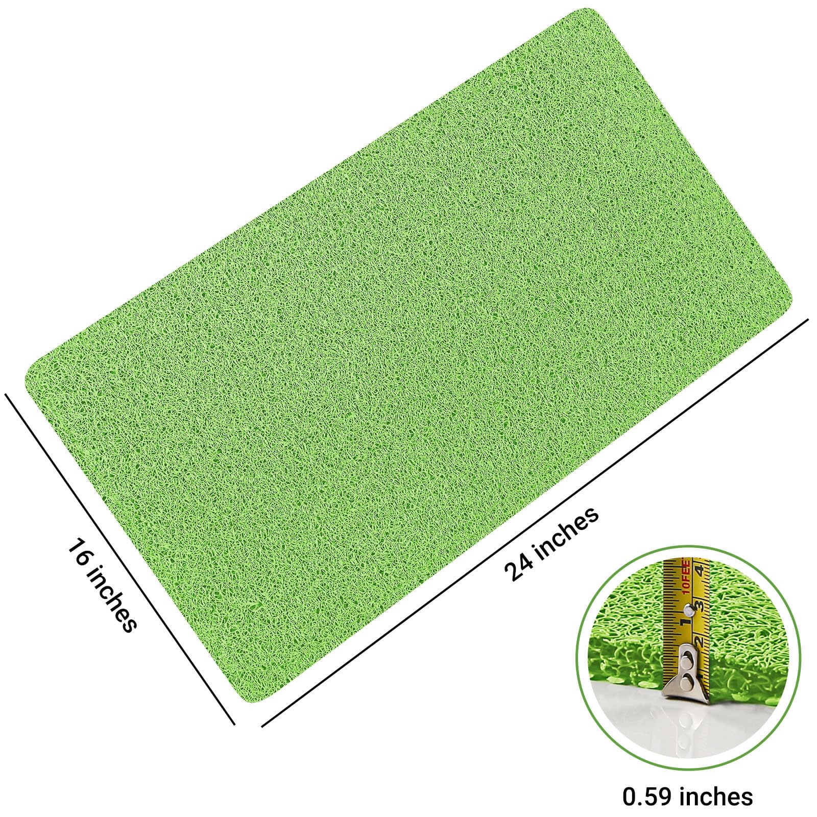 LuxStep Shower Mat Bathtub Mat Non-Slip Bath Mat with Drain, Quick Drying