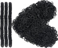 Rubber Bands mini 2000pcs rubber band black 0.5inch small Rubber Band Mini Soft Elastic Bands for Braids Diameter 13mm rubber bands for Office Supplies School