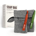 ZOMCHI Soap Saver Bags for Bar Soap, 2 Pack, Deep Texture Grey