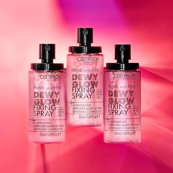 Catrice Prime & Fine Illuminating Dewy Glow Spray, Pack of 1