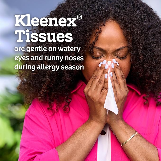 Kleenex Perfect Fit Facial Tissues, 4 Cannisters, 50 Tissues per Can, 2-Ply (200 Total), Packaging May Vary