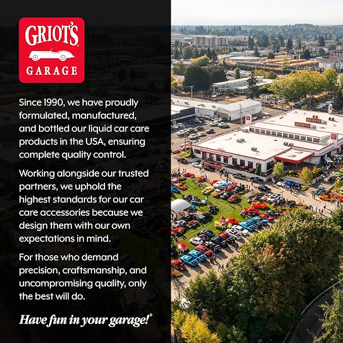Griot's Garage BOSS 6.5” Microfiber Pads for Car Polishing and Detailing, Buffing Pads for Moderate and Severe Scratch Removal, Set of 2