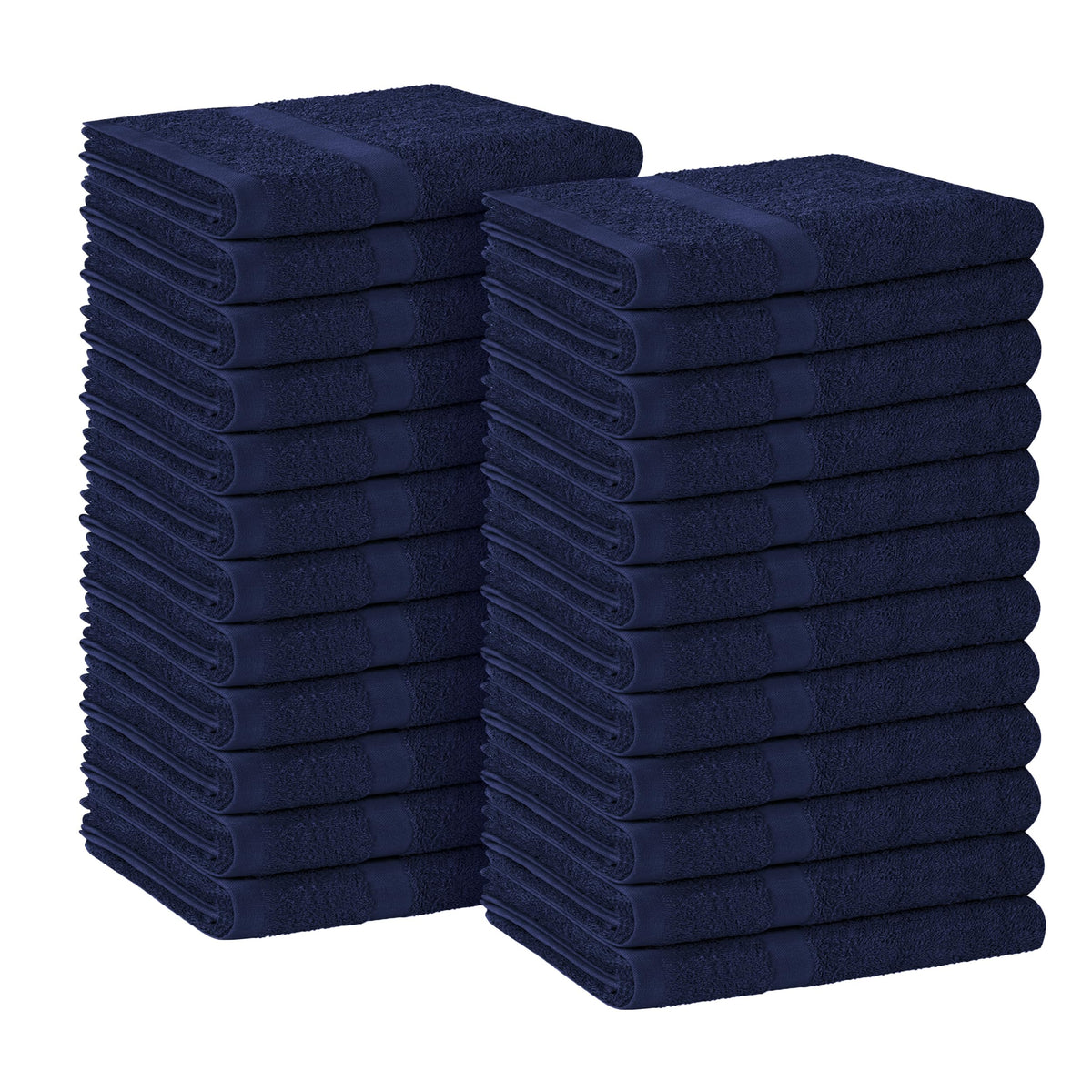 Avalon Towels Salon Towel - Black Hand Towels Bulk Pack of 24 - 100% Cotton Absorbent Spa, Facial & Gym Towel for Working Out - 16x27 Inches (Not Bleach Proof)