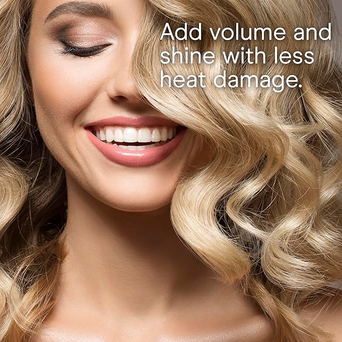 Conair Hot Rollers for Long, Medium & Short Hair, 8 Ceramic Flocked 2-Inch Heated Hair Rollers with Clips, Hot Curlers for Women, Volume & Curls, Amazon Exclusive, Lilac