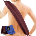 CASAVIDA Exfoliating Back Scrubber for Shower, Jean Blue + Wine Red, 2 Pack
