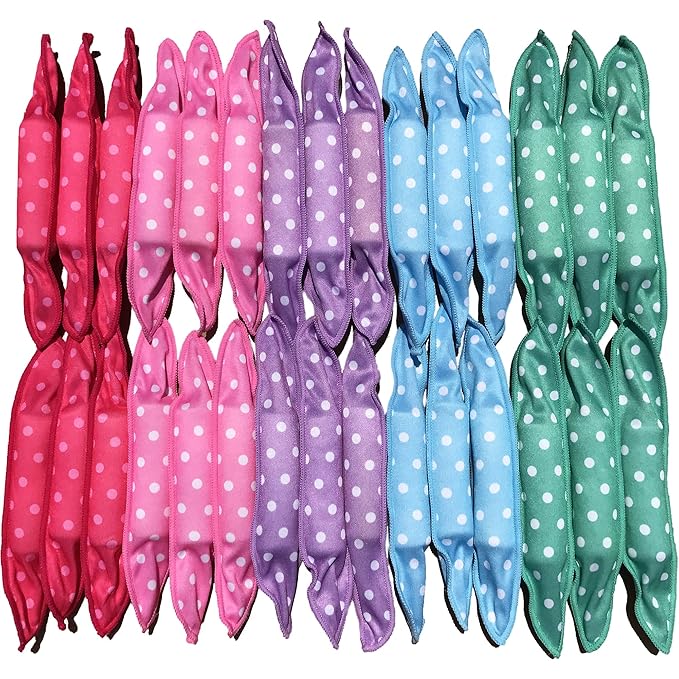 40Pcs Soft Curlers To Sleep In Overnight Hair Rolllers Curlers For Long Hair Pillow Sponge Rollers For Curly Hairstyle