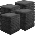Shimeyao 26 Pcs Salon Bleach Proof Towels Highly Absorbent Hair Towels Hand Facial Cloths Bleach Resistant for Salon Barber Spa Beauty Bath Hair Stylist(Black,16 x 29 Inch,Classic)