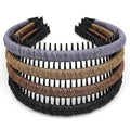 JOBAND JOBANDFashion Hair Accessories,plastic headbands for women,headband with teeth Suitable Daily Use,Spa,Parties and Yoga(pack of 4)