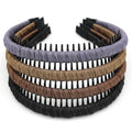 JOBAND JOBANDFashion Hair Accessories,plastic headbands for women,headband with teeth Suitable Daily Use,Spa,Parties and Yoga(pack of 4)