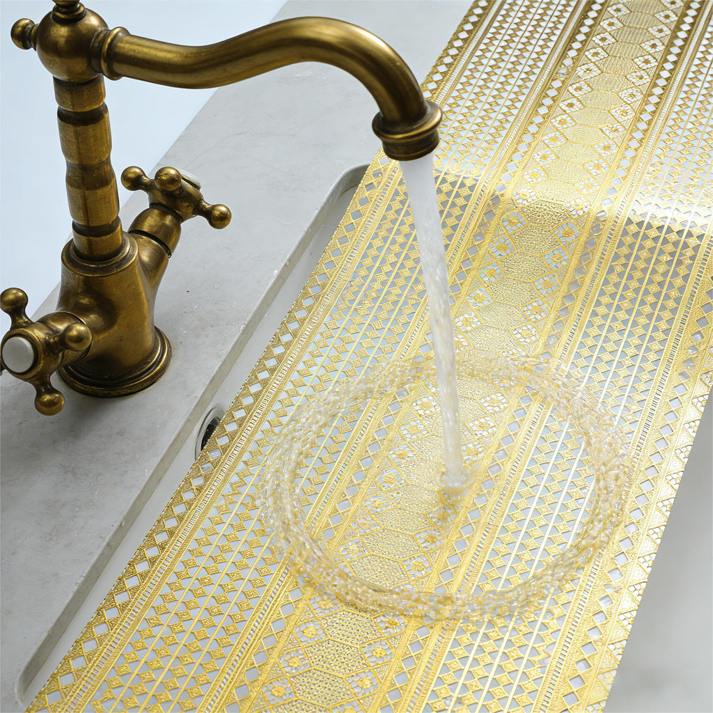 Shelf and Drawer Liner for Kitchen Cabinet,Non-Adhesive Waterproof
