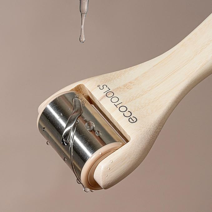EcoTools Ice Roller, Stainless Steel Cooling Facial Roller & Neck Sculpting Tool, Depuff, Vegan & Cruelty-Free Self-Care Gift for Beginners & Experts, 1 Count