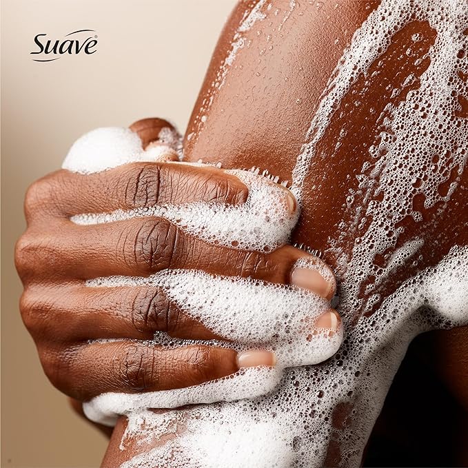 Suave Moisturizing Body Wash, with Juicy Apple and Vitamin E Extract, No Parabens, No Phtahaltes, 18 Oz Pack of 6