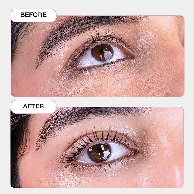 Curacoro Lash Lift Shields, 8 Pcs/4 Sizes Reusable Silicone Rods