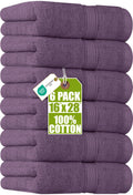 Utopia Towels 6 Pack Premium Hand Towels, 16x28 in, 600 GSM Cotton, White