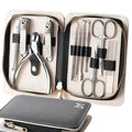 11PCS Manicure Set – Professional 11-in-1 Manicure Pedicure Kit, Premium Stainless Steel Nail Clippers and Grooming Tools with Portable Textured Travel Case, Luxury Gift Set for Woman& Man. (11PCS)