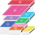 JARLINK 18 Pcs Mesh Zipper Pouch Bags, 8 Sizes Waterproof Zipper Bags