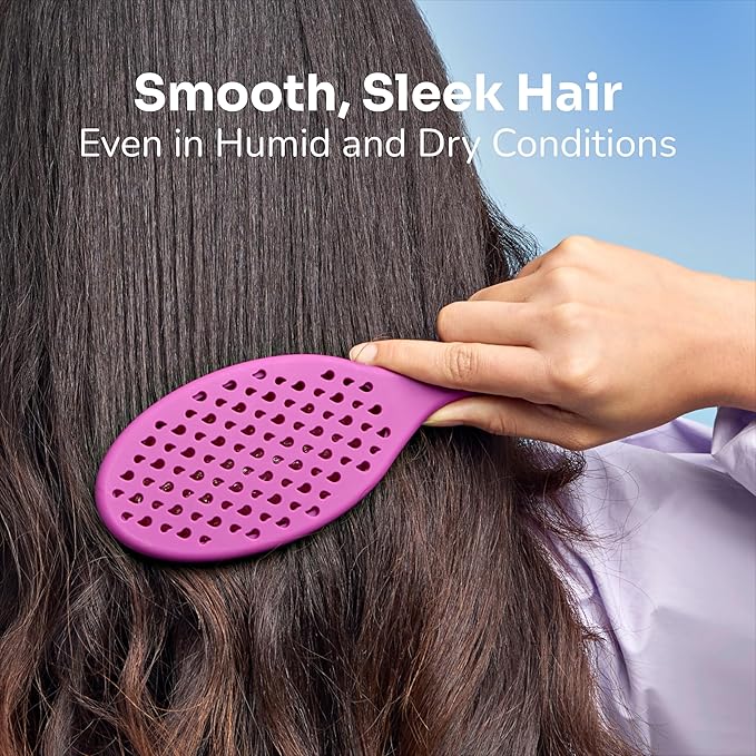 Wet Brush Frizz-Free Detangler Brush with Ionic Technology, Pink, Provides Frizz Control, Reduces Static, and Smooths All Hair Types, Best For Dry Hair, Made for Women, Men & Kids