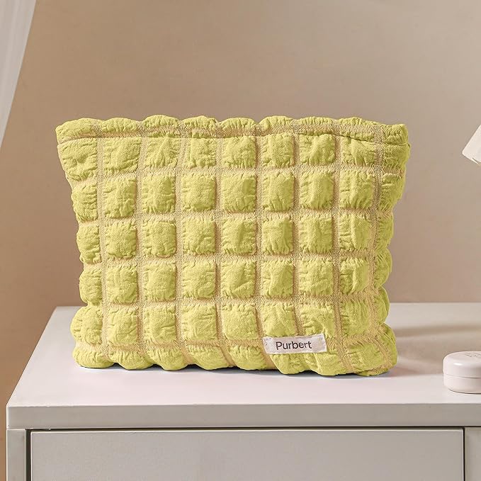 Purbert Bubble Cloud Makeup Bag - Large Capacity Travel Cosmetic Organizer