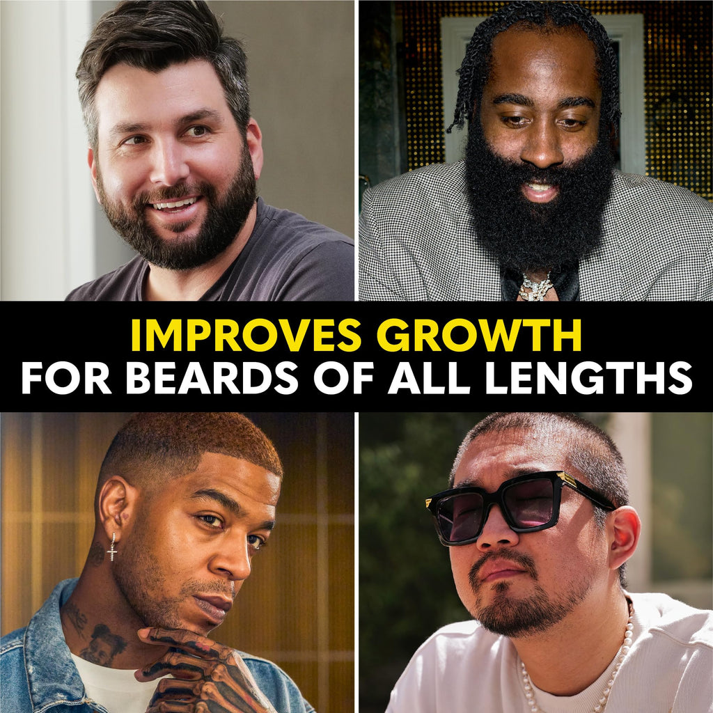 The Beard Club - Beard Growth Oil with Natural Castor & Avocado to Grow Thicker, Fuller Facial Hair, Fill in Patches and Stimulate Healthier Facial Hair Growth