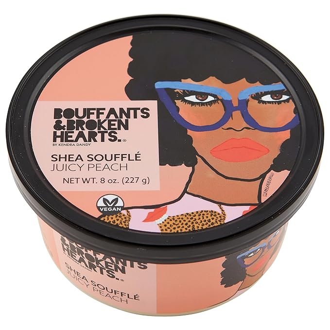 Ashanti Naturals Scented Whipped Shea Butter for Skin | Moisturizing African Raw Shea Butter, Almond Oil and Coconut (Coco Mango Souffle, 8oz)