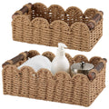 Wicker Baskets for Organizing Toilet Paper Storage Basket