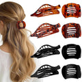 8 Pack Flat Hair Clips for Women, Valentine's Day Gifts, Matte Flat Claw Clips for Thick & Thin Hair No-Slip Strong Hold Hair Barrettes, French Duckbill Styling Accessories for Women