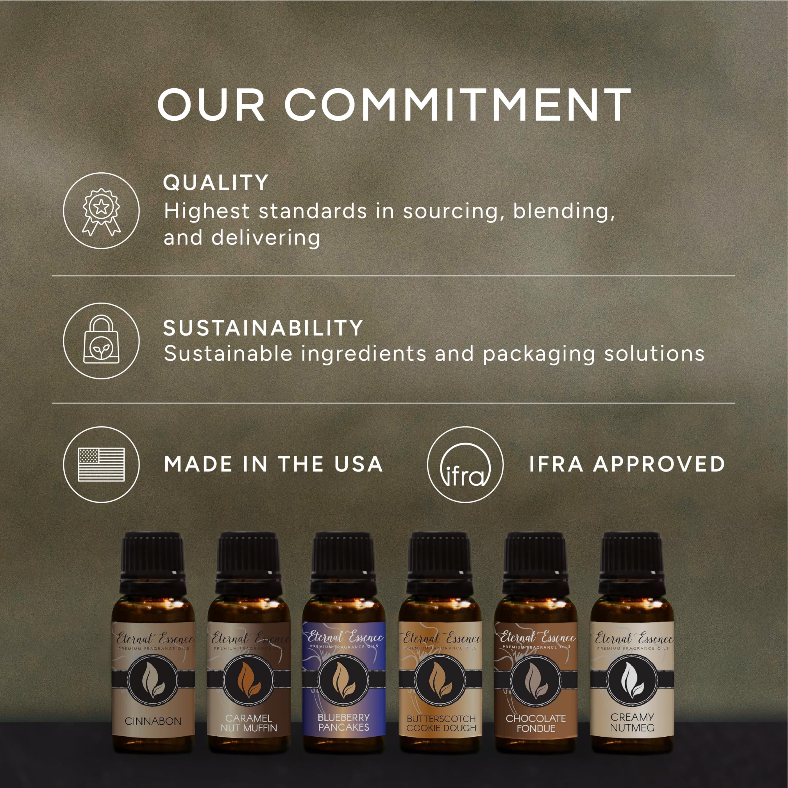 Eternal Essence Oils Dappered Man/Gentlemen Set of 6 Premium Fragrance Oils - Includes Cuban Tobacco, Dry Gin & Cypress, Expedition, Ombré Leather Type, Open Road Type, Pinstripes Scented Oils - 10ML