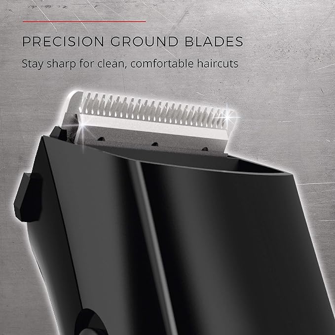 Remington Vacuum Hair Clippers for Men, Mess-Free Haircut & Beard Trimmer Kit with Hair Collection Chamber, Dual Motor Power, 18-Piece Grooming Set