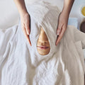 Fushay Facial Towels Professional Split Design Microfiber for Spa Steam Esthetician Supplies Salon and Barber Tools (All White)