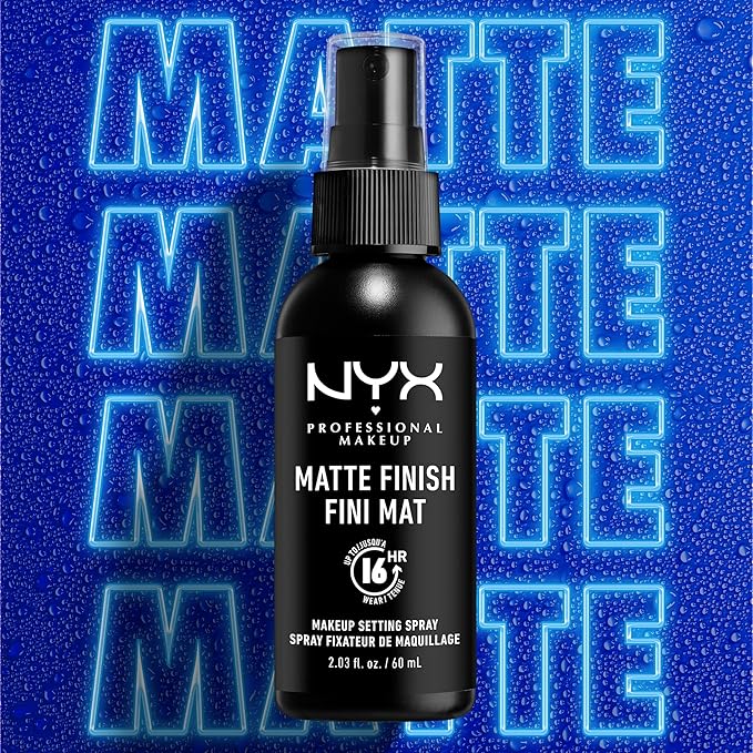 NYX PROFESSIONAL MAKEUP Makeup Setting Spray Duo Holiday Gift Set - Matte Finish, Long-Lasting Face Mist for up to 16HR Wear, Vegan Formula (Full Size Duo)