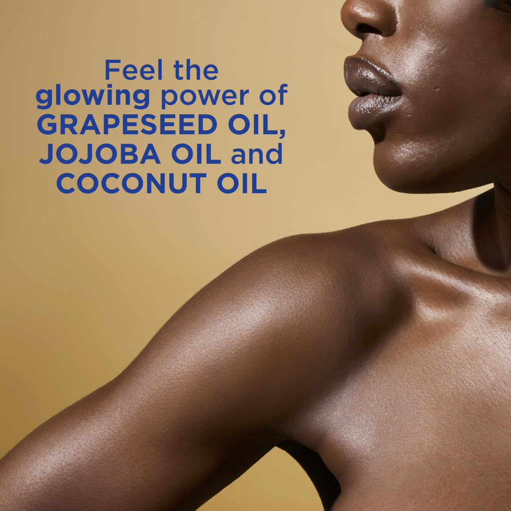 Vaseline Radiant X Replenishing and Hydrating Body Oil with 1% Lipids, Jojoba Oil, Coconut Oil, & Vitamin E 3.7 oz