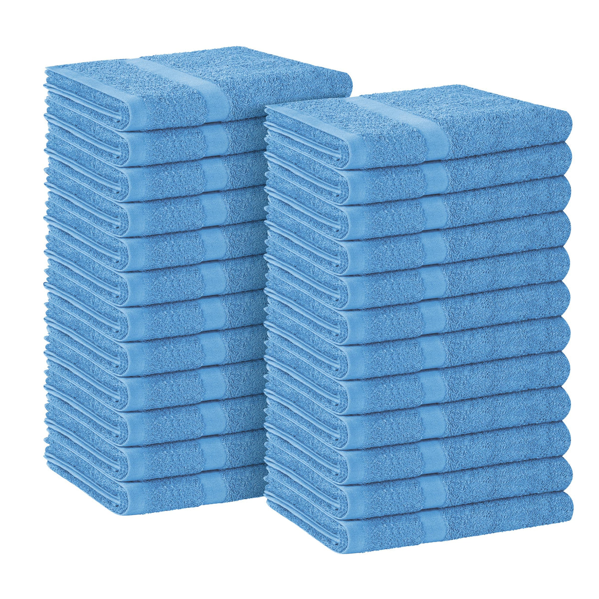 Avalon Towels Salon Towel - Black Hand Towels Bulk Pack of 24 - 100% Cotton Absorbent Spa, Facial & Gym Towel for Working Out - 16x27 Inches (Not Bleach Proof)