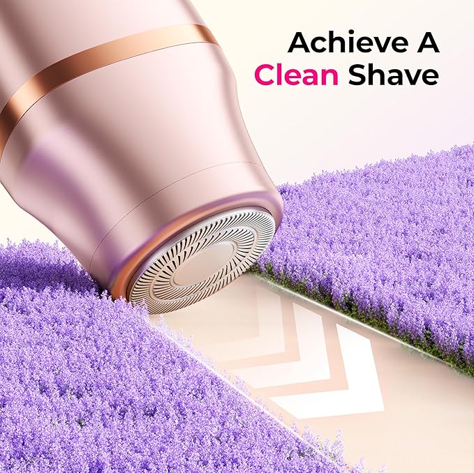 Bikini Trimmer for Women Pubic Hair: 2 in 1 Electric Razors for Women - IPX7 Waterproof Lady Shaver for Travel & Home Use