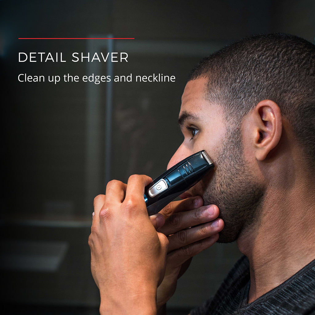 Remington Head to Toe Advanced Rechargeable Powered Body Groomer Kit, Beard Trimmer (10 Pieces), 6.3 Inch