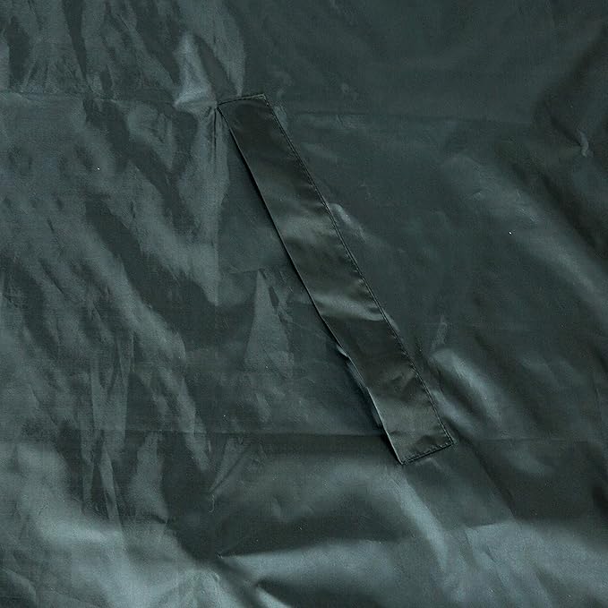 Black Hair Cutting Shampoo Cape w Armholes - Nylon Waterproof Color Cape