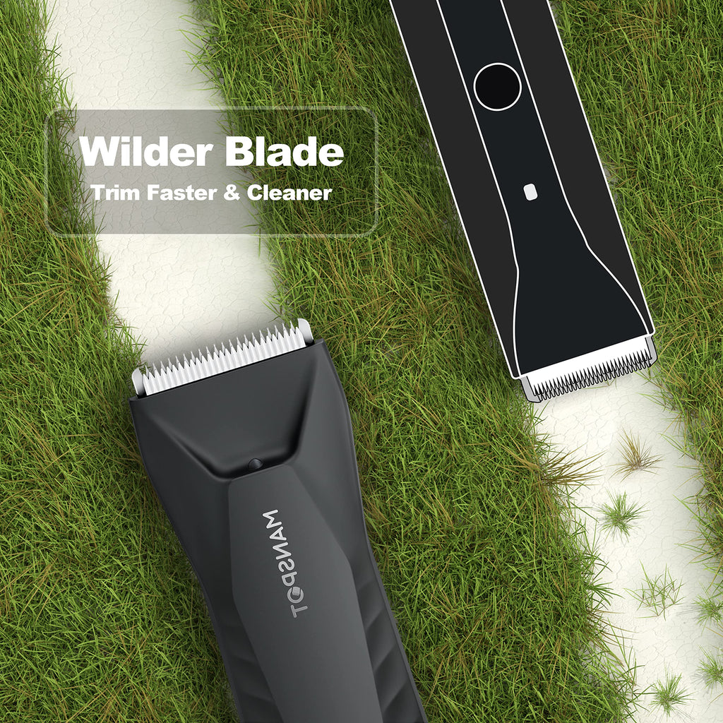 MANSPOT Manscape Body & Groin Hair Trimmer for Men, Electric Pubic Trimmer