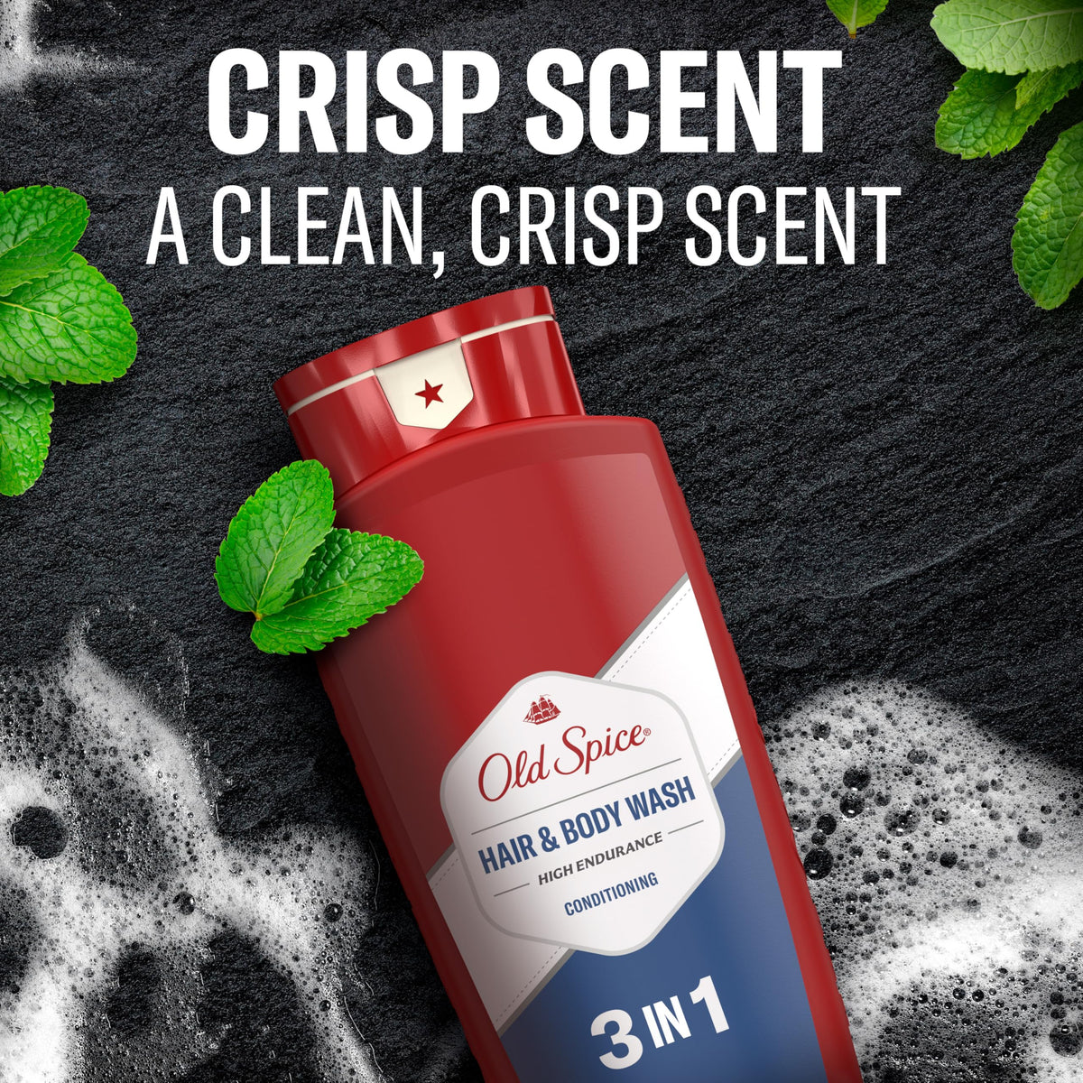 Old Spice Hair & Body Wash for Men, Long-Lasting Scent, 24 fl oz